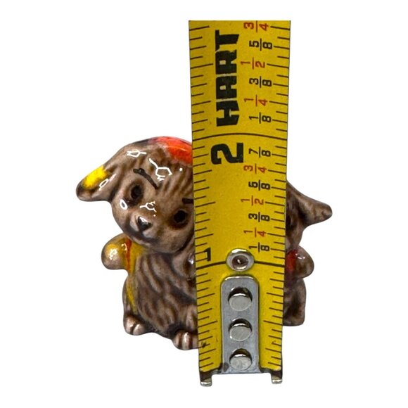 Vintage Forest Creatures Mexico Pottery Set 4 Animal Figurines Signed Fox Mini - Picture 2 of 13